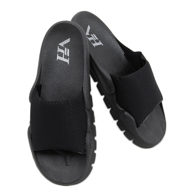 Wind Black ženske papuče crno