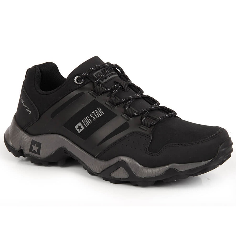 Muške crne Trekking sportske cipele Big Star GG174269 crno