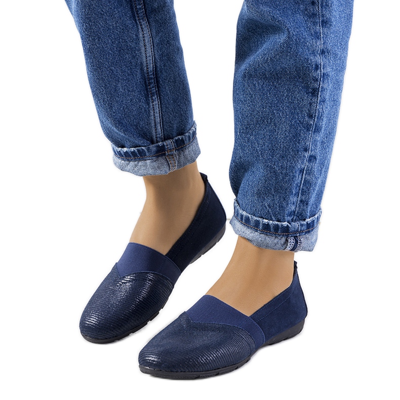 BM Mornarsko plave kožne Boirs tenisice plava