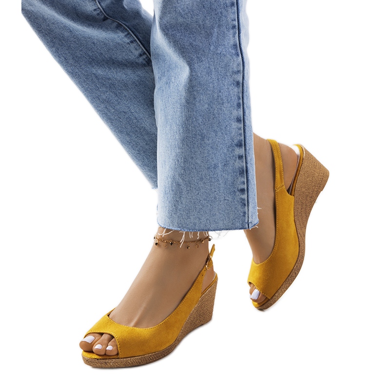 Žute espadrile na Alpat klinovima žuta boja