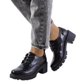 Crne Vance cipele na visoku petu crno