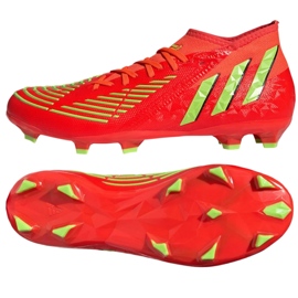 Adidas Predator Edge.2 Fg GW1009 cipele crvena narančaste i crvene