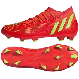 Adidas Predator Edge.3 Fg M GW1005 cipele crvena narančaste i crvene