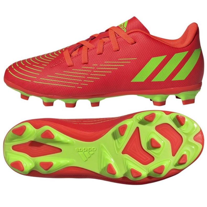 Cipele adidas Predator Edge.4 FxG Jr GW0970 narančasti neon naranče i crvene