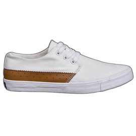 Tekstilne ležerne tenisice Y010 Bijele bijela