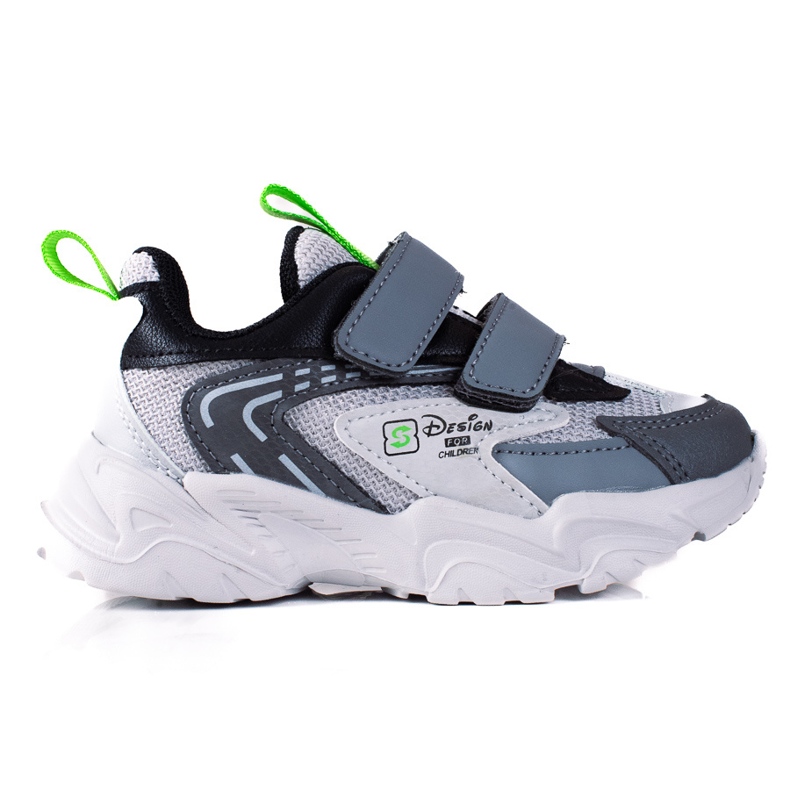 Tenisice za dječake Shelovet s debelim đonom, svijetlo sive siva