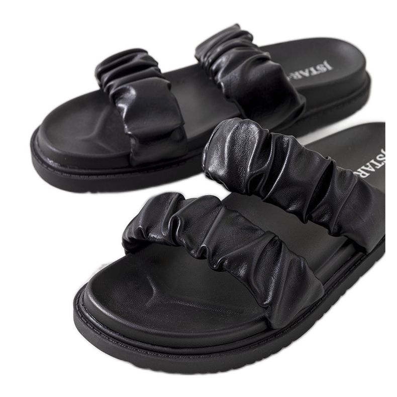 PA1 Crne ženske papuče iz Buzaca crno