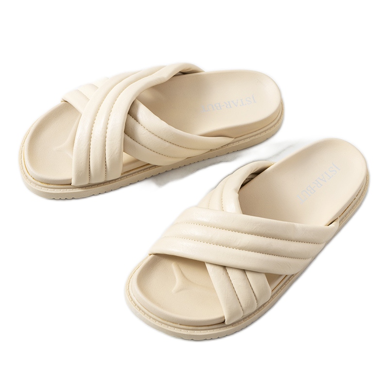 Bež papuče na platformi Daintree