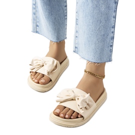 Bež ženske papuče Embley