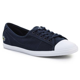 Lacoste Ziane Bl 2 Spw Nvy Canvas W 7-32SPW0141003 tamnoplava