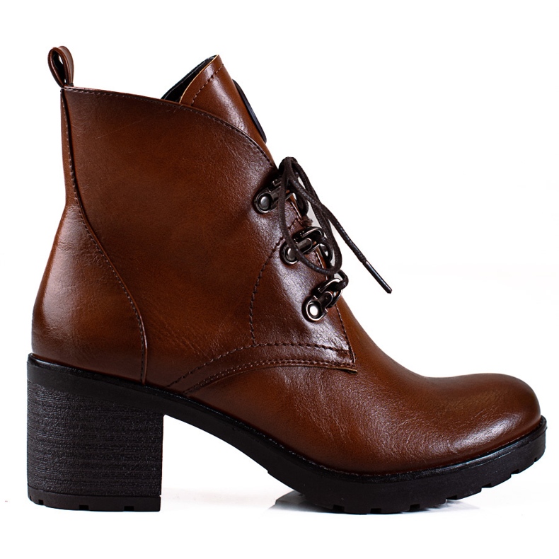 W. Potocki Ženske Potocki radnice na visoke potpetice smeđe smeđa