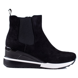 Ženske sportske čizme Vinceza na crnu šiltericu crna