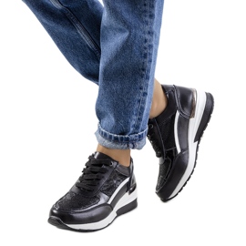 Crne Veloso kožne tenisice crna