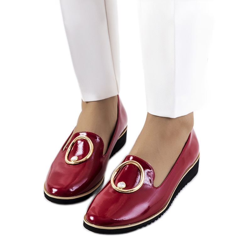 Crvene lakirane cipele Kadyro crvena crvena