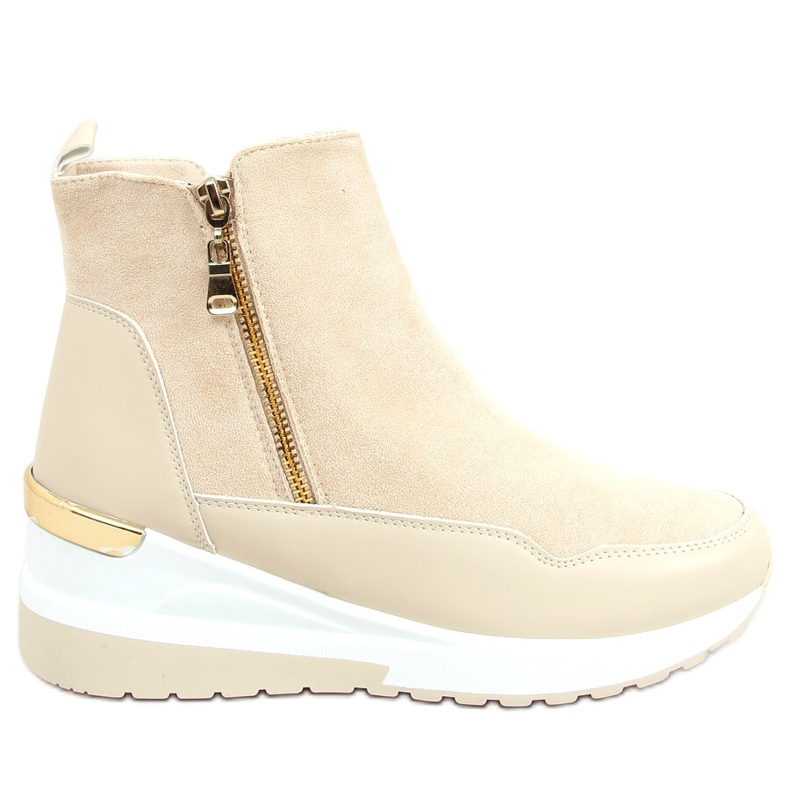 Čizme na sportskom potplatu Zazul Beige bež