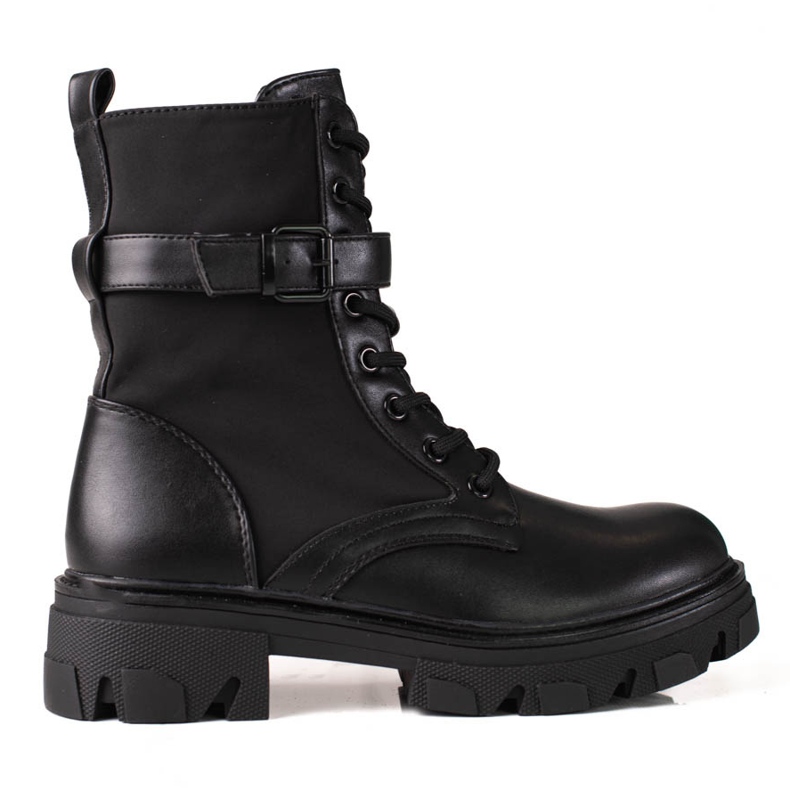 Crne Shelovet ženske torbe na debelu platformu crno