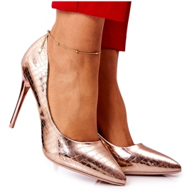 WS1 Igle sa zmijskim uzorkom Rose Gold Tissoria zlatni