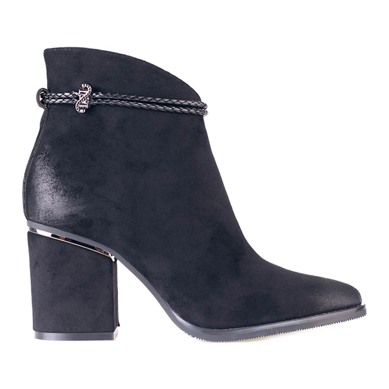 Crne antilop čizme na stupu W. Potocki crno