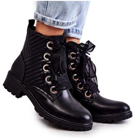 PG1 Crne Torino prošivene čizme s grijanjem crna