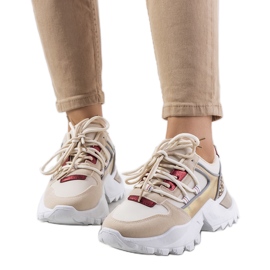 Bež tenisice iz Amarilla zlatni