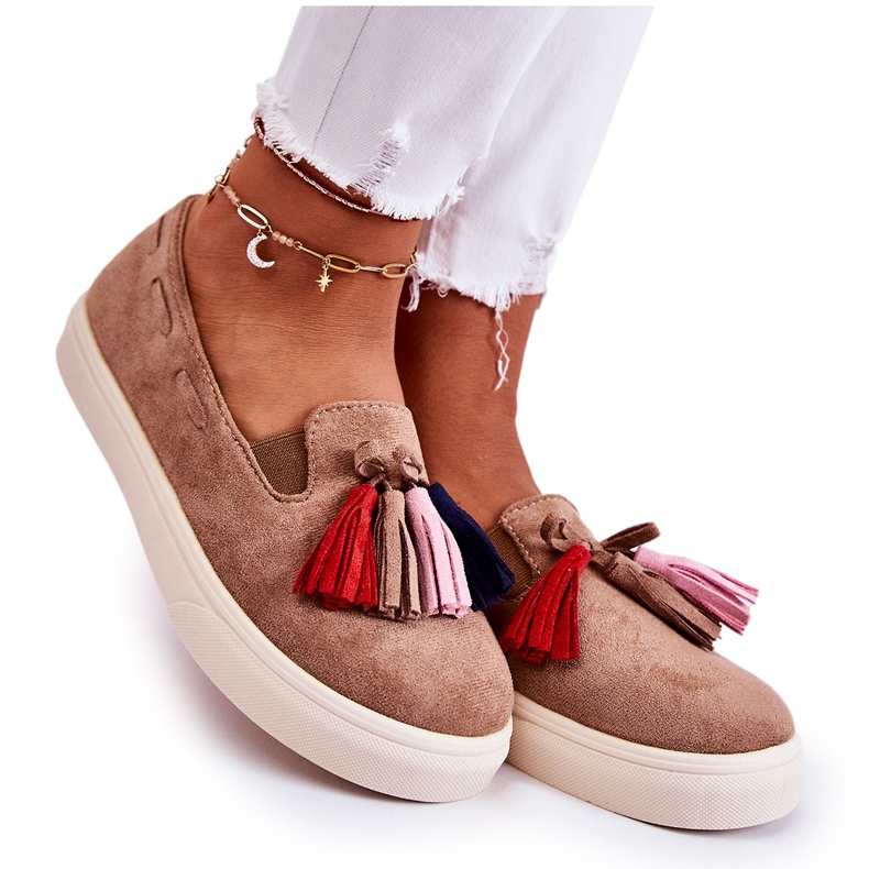 PS1 Ženske tenisice Slip-On smeđa Venira