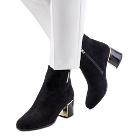 Crne elegantne Montes čizme crna