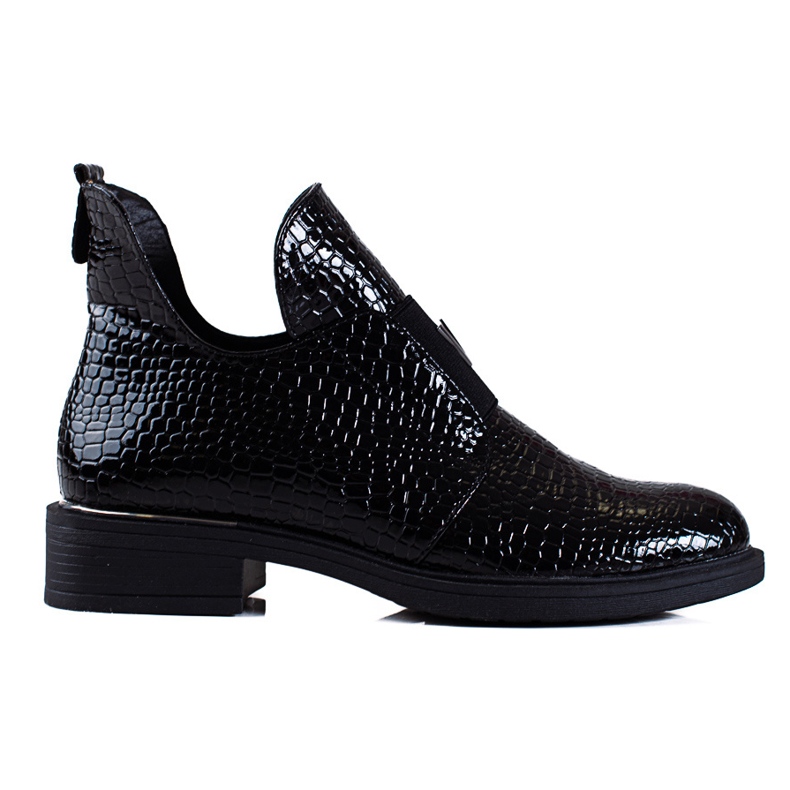 Ženske Vinceza čizme s ravnom petom crno