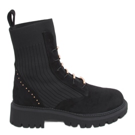 Radnice s gornjim dijelom čarapa Rio Black crna