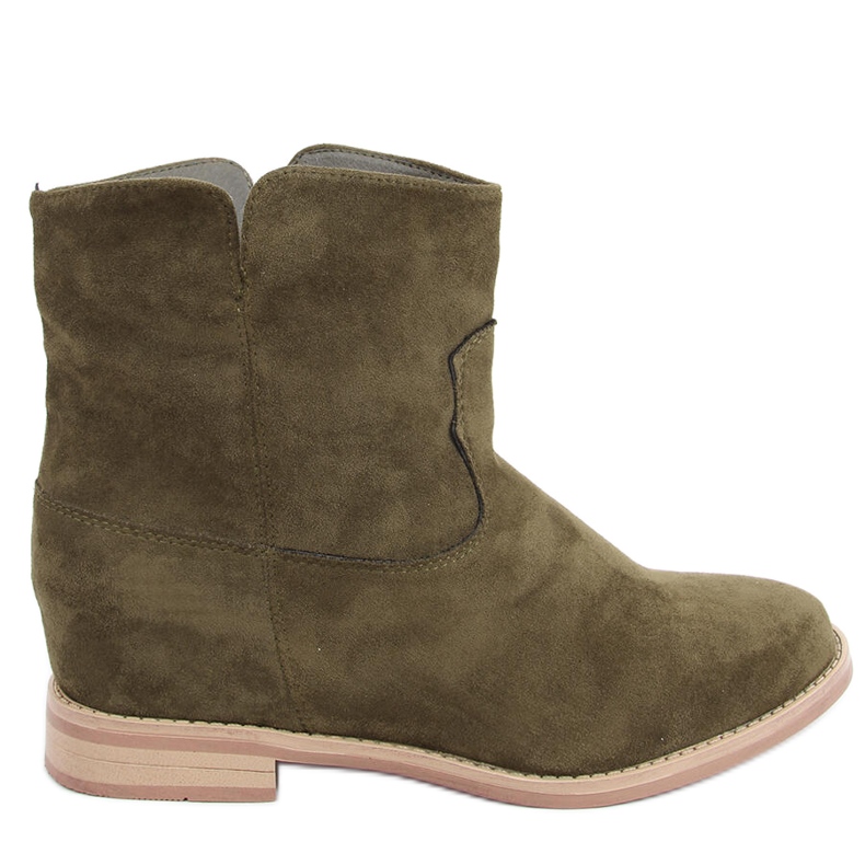 Čizme na skrivenom Deer Green klinu zelena