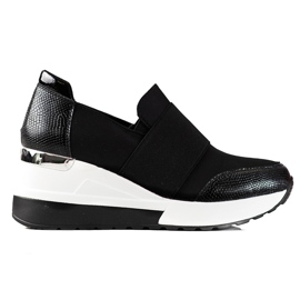 Udobne crne ženske tenisice Shelovet crna