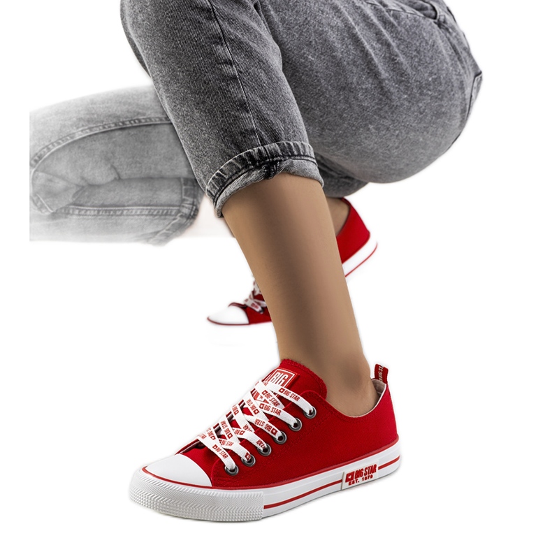 Crvene klasične tenisice Big Star KK274104 crvena