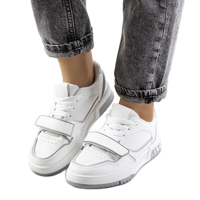 Ženske sive Kadie tenisice bijela