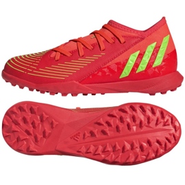 Adidas Predator Edge.3 Tf Jr GV8503 cipele crvena narančaste i crvene