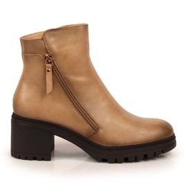 Vinceza W JAN139B bež čizme workery