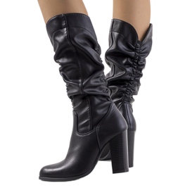 Serpa crne čizme na visoku petu crna