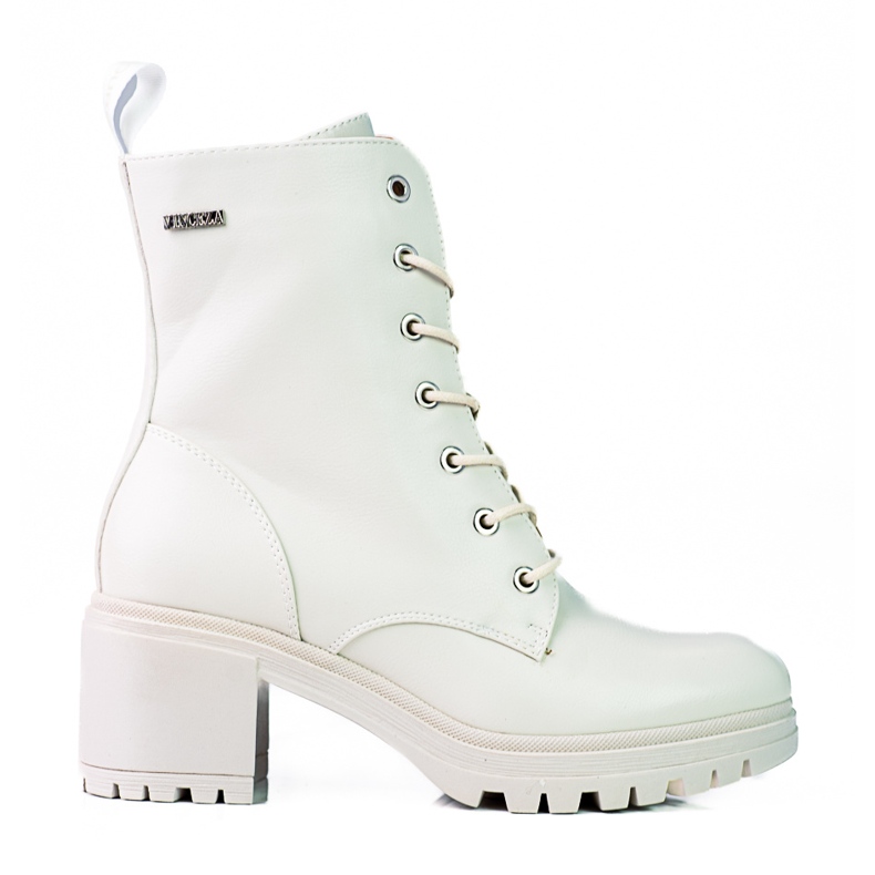 Bež ženske radnice Vinceza na vezanje na niskom stupu smeđa