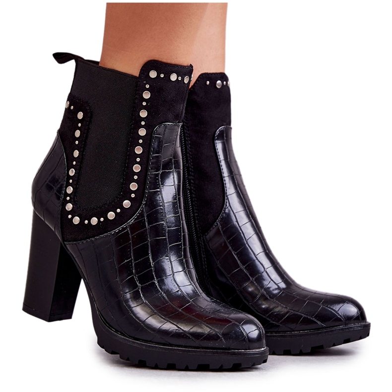 PG1 Crne čizme Wissey Snake Snake na stupu crno