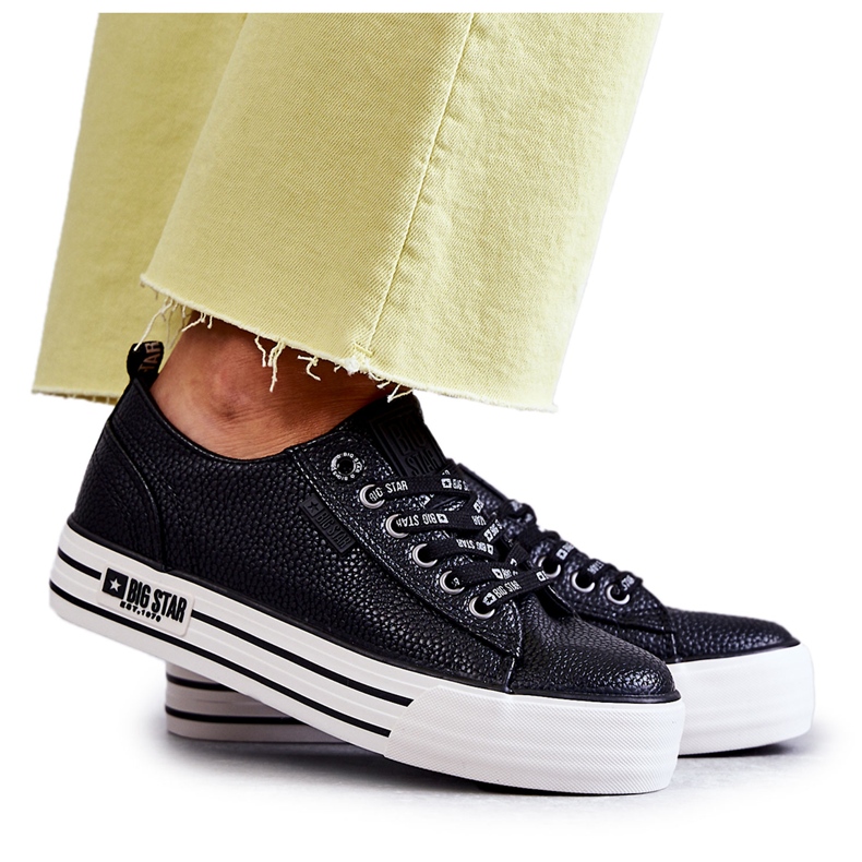 Niske ženske tenisice Big Star KK274015 crne crno