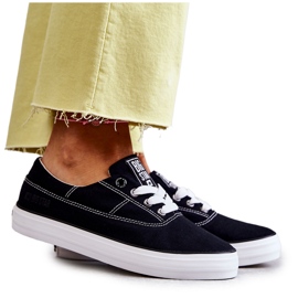 Ženske platnene tenisice Big Star KK274019 crne crno