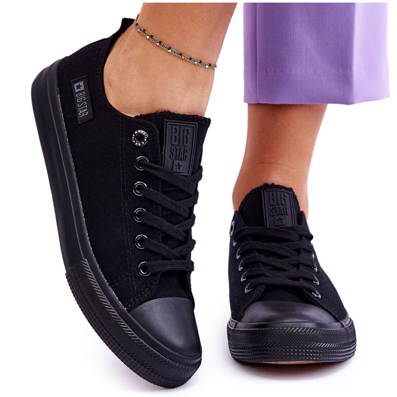Ženske niske tenisice Big Star KK274009 crne crno