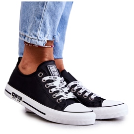 Ženske kožne tenisice Big Star KK274096 crne crna