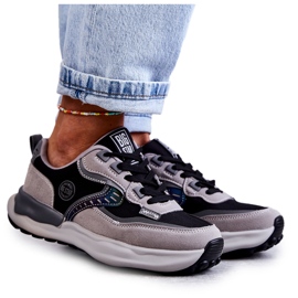 Ženske sportske tenisice Big Star KK274100 Black-Gray crna siva