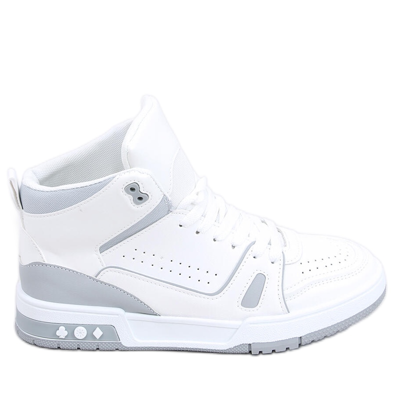 PA1 Liam Grey tenisice do gležnja bijela siva