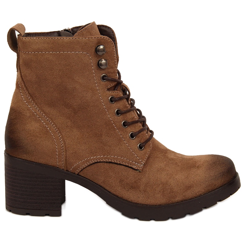 Ženske smeđe tople antilop čizme Potocki smeđa