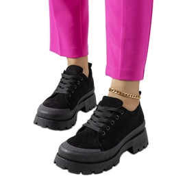 Crne tenisice na platformi Dearth crno