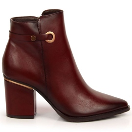 Čizme na post izolirane Potocki W WOL96B bordo klaret