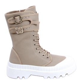 PA1 Pym kaki tenisice do gležnja bež