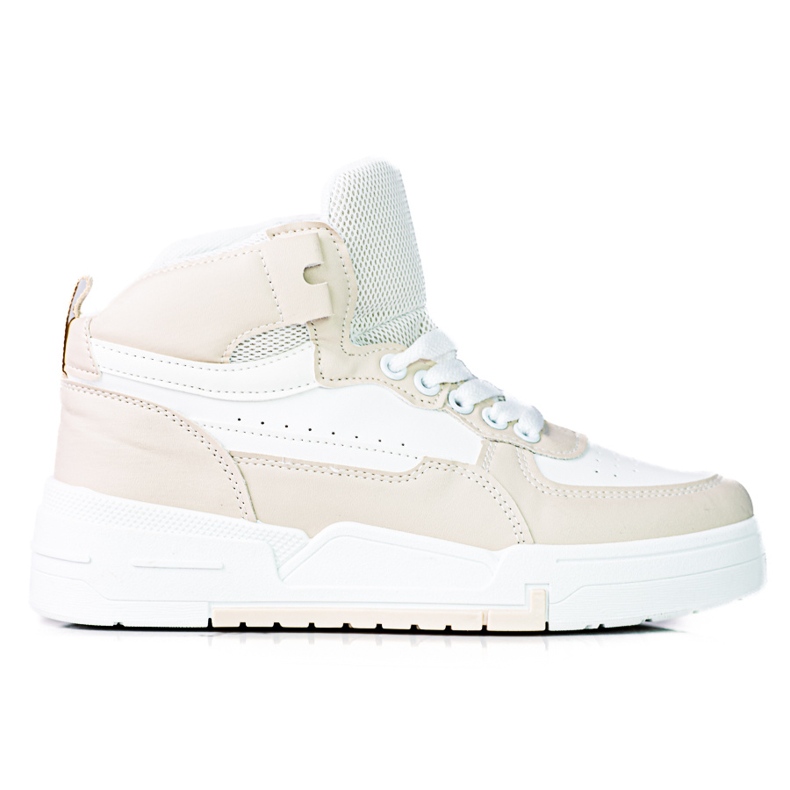 Ženske tenisice Shelovet s visokim gornjištem, bež boje