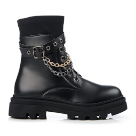 Radnice s lancima Shelovet crna