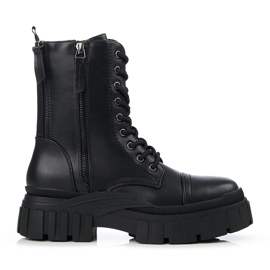 Crne Shelovet ženske torbe s ukrasnim patentnim zatvaračem crna